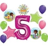 Doc McStuffins Party Supplies 5th Birthday Bubbles Balloon Bouquet Decorations 12 pcs