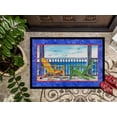 thumbnail image 3 of Carolines Treasures 8767JMAT 24 x 36 Po Chaises Adirondack Bleu Tapis d'Intérieur Ou d'Extérieur, 3 of 4