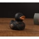 thumbnail image 2 of Black VINYL Duck, 6cm Height Bath Toy Duck Funny Dark VINYL Duck Collectible Duck Gift for Kids Adults Decor (Punk Duck), 2 of 3