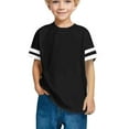 thumbnail image 4 of RXIRUCGD 2025 Vêtements d'Été pour Enfants, T-shirt à Rayures pour Garçons et Filles, Mode Mignon, Col Rond, Manches Courtes, 4 of 7