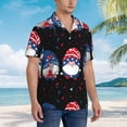 thumbnail image 5 of Goofa Gnome Independence Day Hawaiian Shirt for Men, Unisex Summer Beach Casual Short Sleeve Button Down Shirts,Aloha Tropical Floral print shirt-Medium, 5 of 9