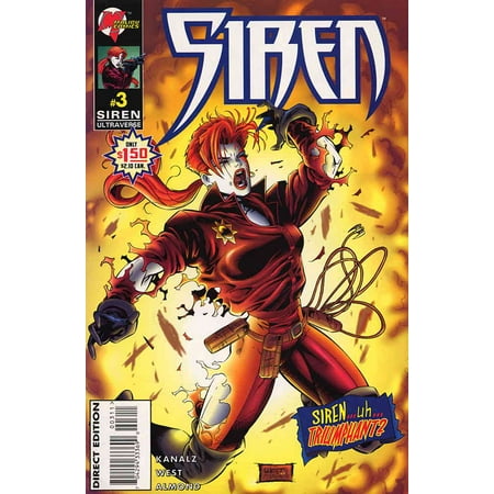 Siren (Malibu) #3 VF ; Malibu Comic Book