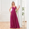 thumbnail image 2 of Sexy Backless Maxi Formal Dress for Women with Sequin, Sleeveless Pleated Evening Gowns for Wedding and Cocktail, 2 of 6