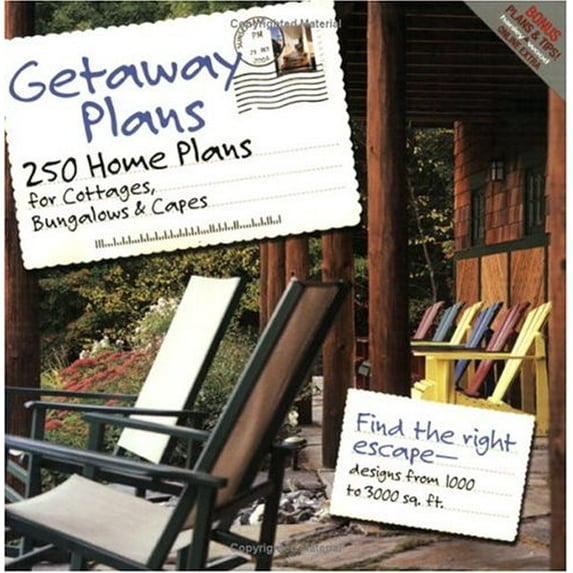 Pre-Owned Getaway Plans: 250 Home Plans For Cottages, Bungalows & Capes, 9781931131377, 1931131376, Paperback,