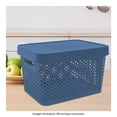 thumbnail image 4 of Caja con Tapa 17 Litros Plastic Trends Modelo Paris Color Azul Plumbago, 4 of 4