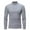 Gray, variant on YYDGH Sweatshirt for Men Slim Fit Mock Neck Casual T Shirts Lightweight Basic Solid Color Cotton Pullovers Long Sleeve Baselayer