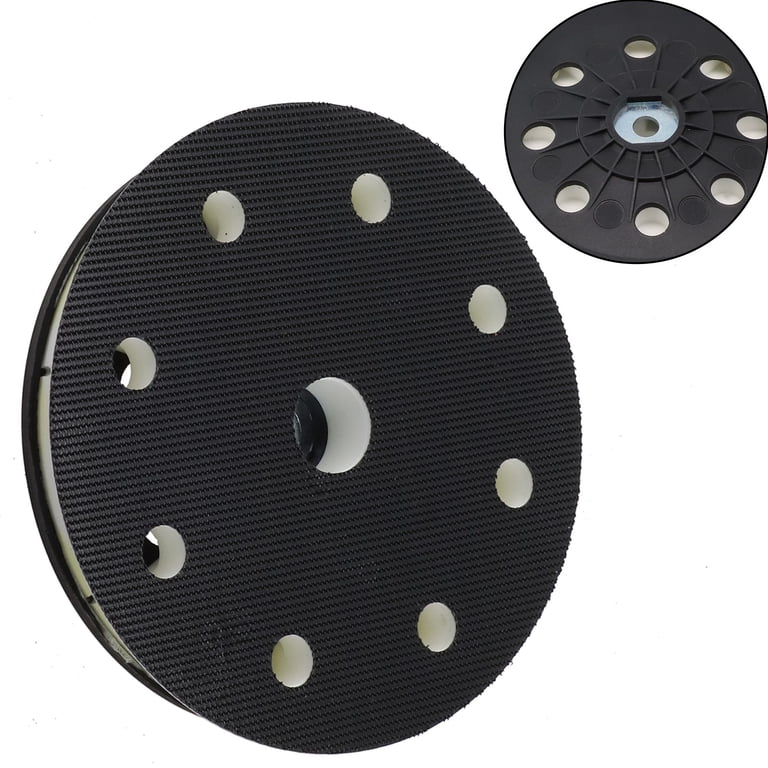 Tampone Abrasivo 125 Mm Per Festool ETS 125 – Ricambio Duro 8 Fori, Compatibile Con ES 125 E ETSC 125