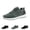 Gray, variant on Men Elderly Walking Shoes, Lightweight Hook & Loop Closure Sneakers, Breathable Mesh Non‑Slip Comfort Casual Shoes for Senior Daily Outdoor Wear Black 10