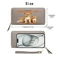 thumbnail image 2 of GEEAD Stylish RFID-Protected Wallet for Women Multiple Card Slots Wallet for Women Humorous Greeting Card Lion Family Motherhood Pride Ideal GiftSoft Texture Portable Change Foreskin Clip, 2 of 10