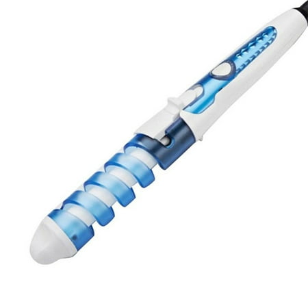 Professional Security Wand - Spiral Ceramic Curler Iron Machine for Salon Using