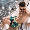 thumbnail image 2 of luoweisi Men's Beach Shorts Quick Dry Swim Trunks with Mesh Lining Sea Lion S, 2 of 5