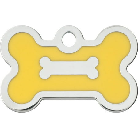 UPC: 0736511514902 | Small Bone Shape Dog Tag with Chrome Detail