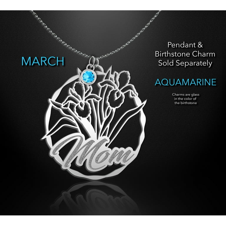 March birthstone necklace for mom deals