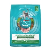 Purina ONE Plus, Indoor Advantage, Dry Cat Food, Turkey, 16 lb Bag