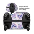 thumbnail image 4 of Balery Luggage Cover white Skull crystal flower Print Suitcase Covers for Luggage Elastic Washable Suitcase Protector Fits 18-32 Inch Luggage-Small, 4 of 9