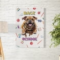 thumbnail image 2 of Back to School Cute Bullmastiff Vertical Matte Canvas Poster Dog Lover Wall Art Home Decor - 13010, 2 of 5