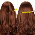 thumbnail image 3 of 3 Packs Peigne Queue de Rat Broche en Acier Queue de Rat Fibre de Carbone Résistant à la Chaleur Peignes Taquiner avec Queue de Pie en Acier Inoxydable (Jaune), 3 of 6