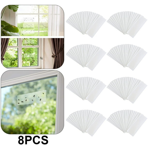 JShteea 10 Uds Trampa Pegamento para Moscas Pegatina para Insectos Ventana Moscas Insectos Catcher (transparente)