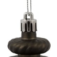 thumbnail image 2 of Vickerman 4" Gunmetal 4-Finish Finial Christmas Ornament, 8 per Box, 2 of 5