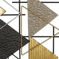 thumbnail image 5 of DecMode Black Metal Contemporary Wall Decor, 5 of 9