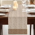thumbnail image 3 of Table Runners 90 Inches Long Dress Scarves, Pink Brown Floral Farmhouse Coffee/Dining/Kitchen Table Runner for Living Room, Spring Flowers 13x90 Inch, 3 of 9