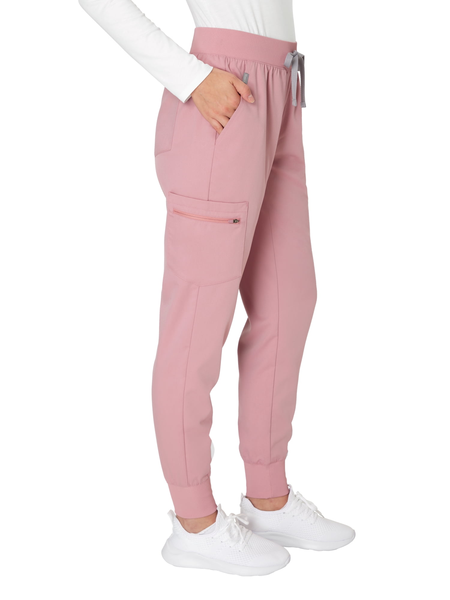 Hanes Women's Scrubs Drawstring Jogger Scrub Pants, Premium, Pockets, Sizes XS - 3XL