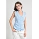 thumbnail image 1 of Blusa tejida sin mangas Roman Fashion /Juvenil, 03253 (Azul cielo) azul cielo M, 1 of 4