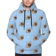 thumbnail image 4 of Hoodies for Men - Brown French Bulldog Long Sleeve Comfrt Men'S Fashion Hoodies & Sweatshirts, Sweatshirts for Men Hoodies Pullover Clothing Clothes with Pouch, 4 of 7