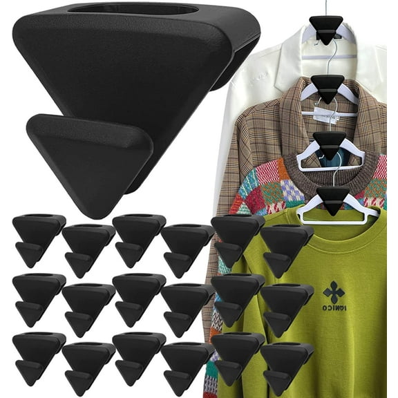 Space Saving Hanger Hooks, Clothes Hanger Connector Hooks, AS-SEEN-ON-TV, Ultra- Premium Hanger Extender Clips,Heavy Duty Cascade Hangers to Create Up to 5X More Closet Space,Fits all Types of Hangers