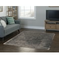 thumbnail image 2 of Linon Home Decor Vintage Area Rug or Runner Collection, Gray and Charcoal, 5' x 7.6', 2 of 3