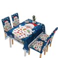 thumbnail image 2 of facefd 140*180CM Christmas Tablecloth Chair Cover Set Christmas Decorations Waterproof Christmas Dinner Table Decor for Restaurant Terrace, 2 of 4