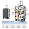 thumbnail image 6 of Daiia Mexican Bright Style Luggage Cover, Thickened Washable Travel Luggage Covers, Elastic Unique Baggage Covers for 18-20 inch Luggage-Medium, 6 of 9