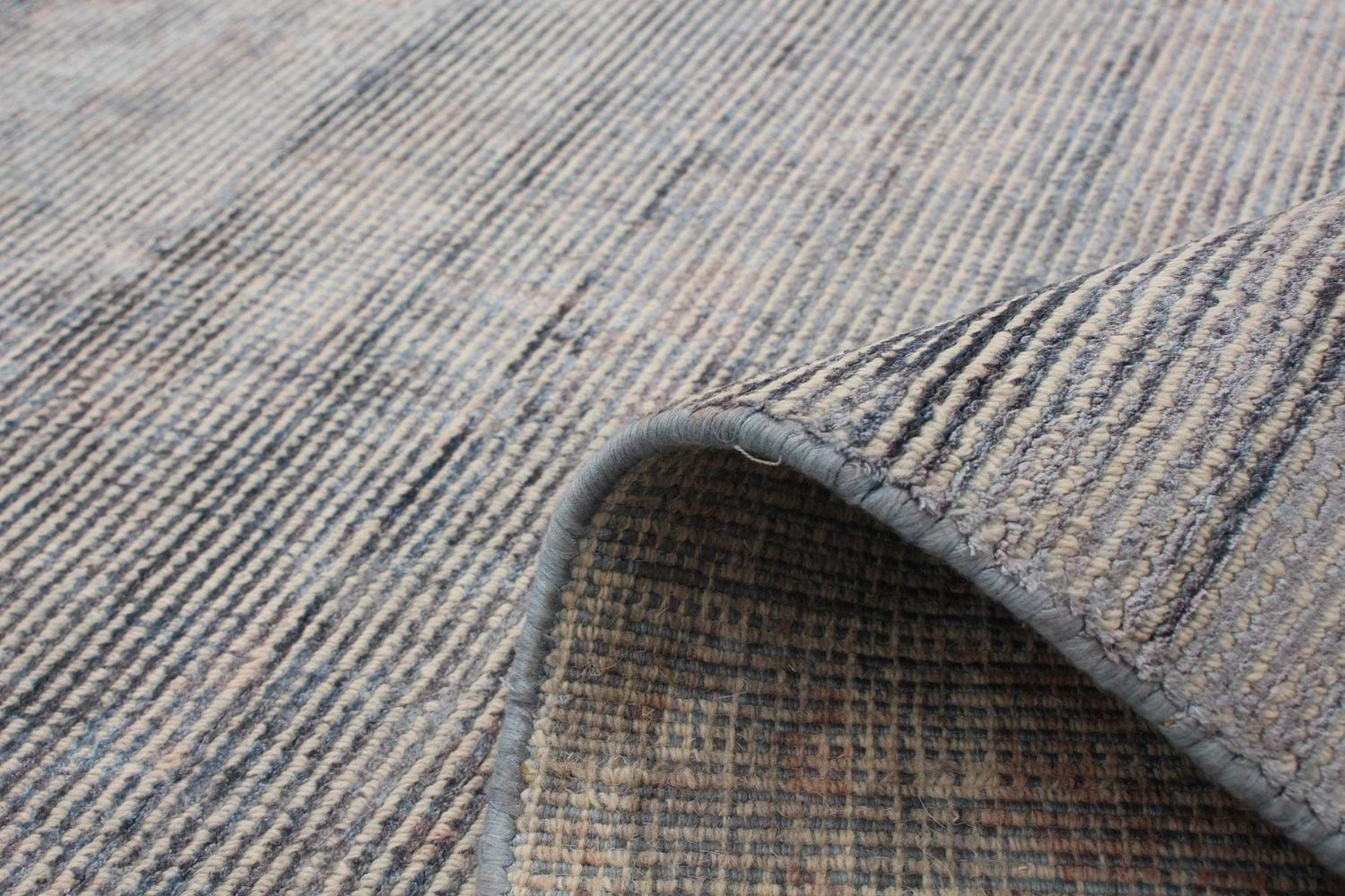 ECARPETGALLERY 5'0" x 7'8" Transitional Galleria Hand Loomed Area Rug for Living Room, Dining Room and Bedroom in Blue