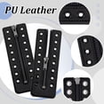 thumbnail image 4 of 2pcs PU Zipper Accessories Black 160x55x3mm, 4 of 6