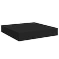 thumbnail image 6 of vidaXL Wall Shelf Set of 2 Black Honeycomb MDF, metal Compact, 6 of 7