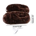 thumbnail image 3 of Fesfesfes Plush Slippers Adult USB Heated Slippers Heated Feet Warmer Winter Office Heating Shoes Timing Warm Plush Indoor Comfy Slippers One Size(12)(One Size(12)), 3 of 9