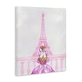 thumbnail image 2 of Stupell Industries Art Deco Pink Gown & Eiffel Tower Canvas Art, 16 x 20, by Ziwei Li, 2 of 8