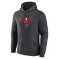 thumbnail image 2 of Men's Charcoal Tampa Bay Buccaneers Primary Logo Fitted Pullover Hoodie, 2 of 3