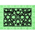 thumbnail image 1 of Ahgly Company Indoor Rectangle Oriental Emerald Green Traditional Area Rugs, 5' x 8', 1 of 4