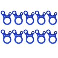 thumbnail image 1 of 10x hebillas de cuerda para tienda de campaña al aire libre, sujetador tensor (azul), 1 of 9