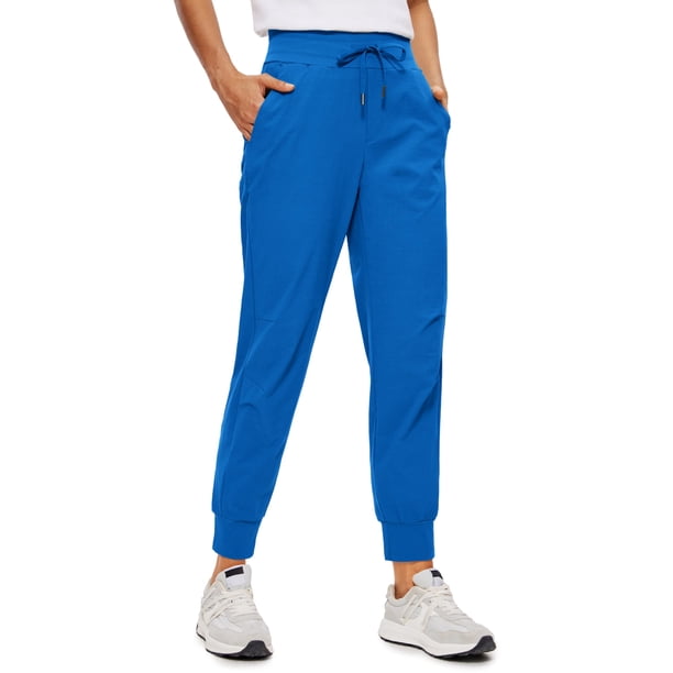 Pantalones Deportivos CRZ YOGA para Senderismo y Viaje Azul Talla L