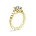 thumbnail image 4 of 1.00 Ct Princess Cut Genuine Diamond Solitaire Wonderful Ring for Ladies Solid 18K Yellow Gold Size 10.5, 4 of 8
