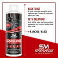 thumbnail image 6 of SPORTMEDIQ Pro Grade Liquid Chalk – Mess Free Professional Hand Grip for Gym, Weightlifting, Rock Climbing, Gymnastics, Rock Climbing - Dries in Seconds - 8.5 Oz, 6 of 6