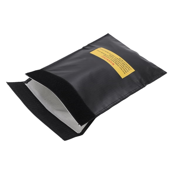 Lipo Battery Bag, Convenient To Use Practical To Use Easy To Carry Lipo Explosion Proof Bag Long Service Life  for Workshop Black,Red,Silver
