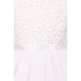 thumbnail image 3 of Communion Wedding Flowers Girls Dresses Embroidery Bodice Tulle Big Girl Ivory 8 KD.368, 3 of 3
