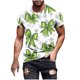 thumbnail image 3 of Tops para hombre, blusas y camisas de manga corta con cuello redondo para hombre, jersey informal con cuello redondo estampado para hombre, pantalones cortos deportivos para fitness, blusa de poliéste, 3 of 5