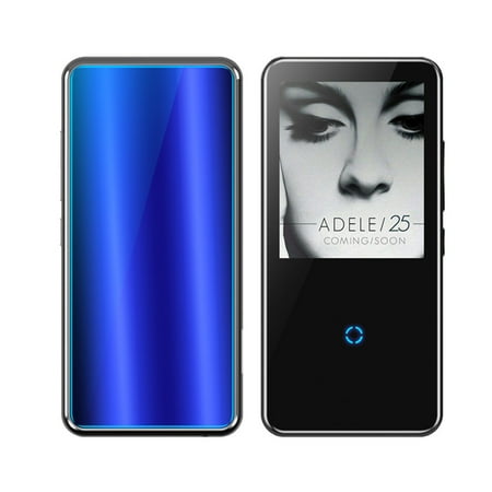 Refurbished Unbranded 2.4'' 16GB HiFi h MP3 MP4 Player, Black/Blue