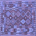 thumbnail image 1 of Ahgly Company Indoor Square Oriental Blue Traditional Area Rugs, 8' Square, 1 of 4