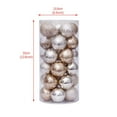 thumbnail image 3 of Christmas Decorations Clearance! Christmas Tree Ornaments 30Pcs Shatterproof Christmas Balls Baubles Party Christmas Tree Decorations Hanging Ornament Decor Gold, 3 of 3