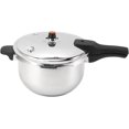 thumbnail image 4 of Stainless Steel Pressure Cooker, Multifunctional with Safety Valve, 80KPA, Handle, Cooking Pot for Fast Efficient Cooking (6L), 4 of 7